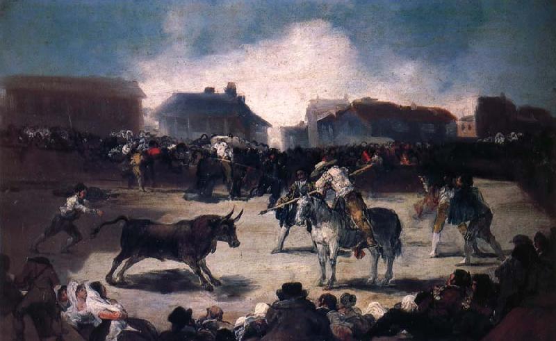 Francisco Goya The Bullfight oil painting image